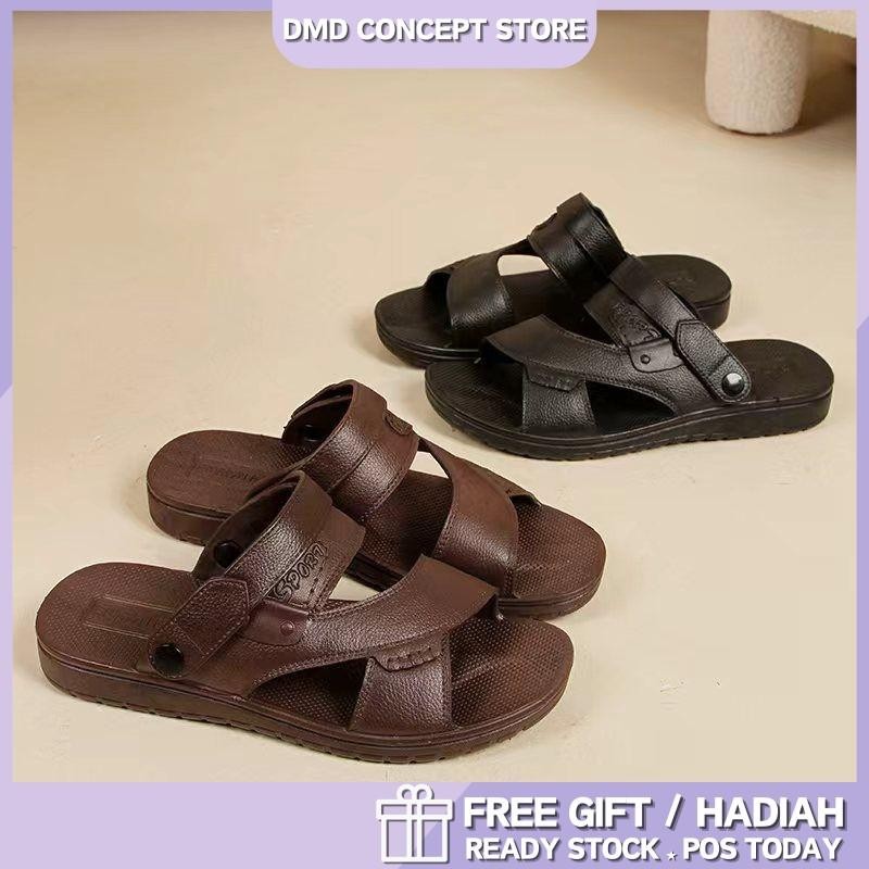 030 Smooth Strap Mature สไตล์คลาสสิกสวมใส่ด้านนอก Breathable Wear-Resistant รองเท้าแตะรองเท้าแตะผู้ช