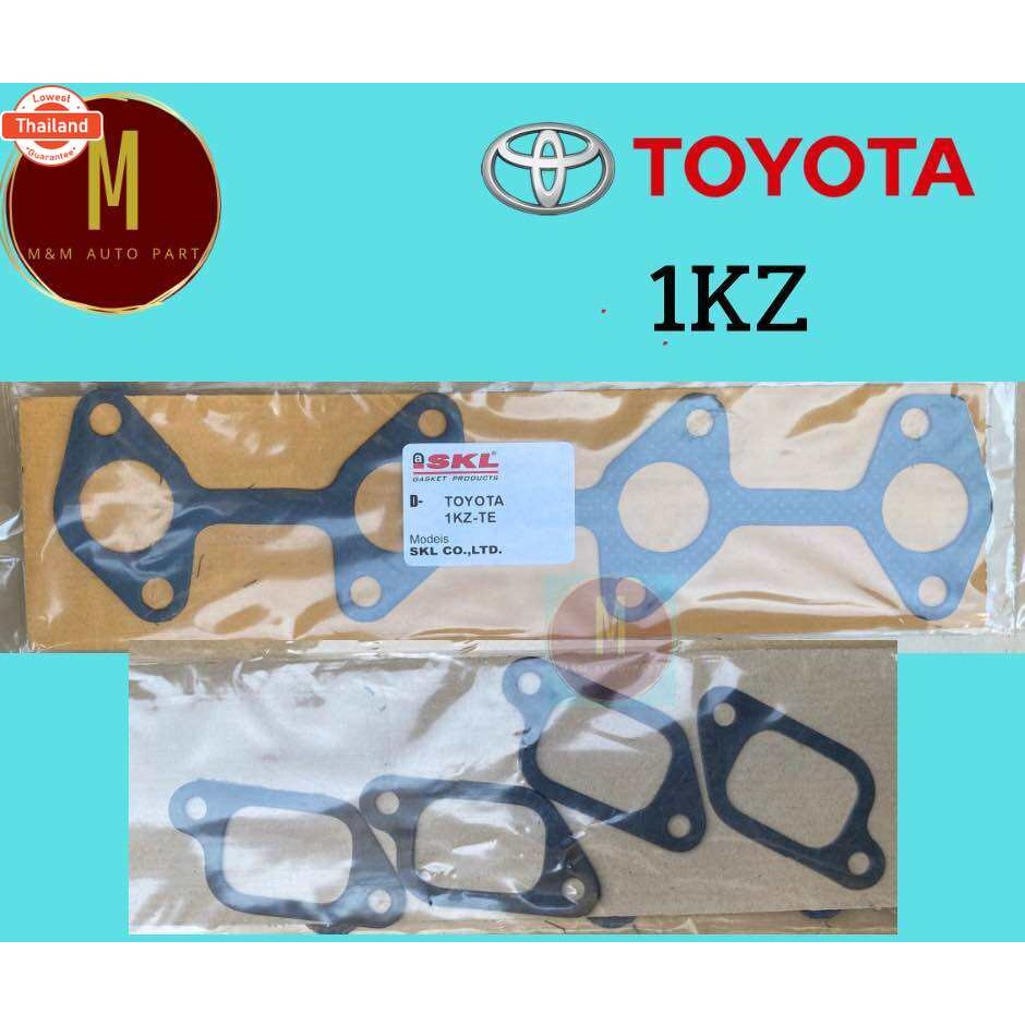 ประเก็นไอดี-ไอเสีย TOYOTA 1KZ HILUX TIGER KZH10 KZH11 8V 3000CC ยี่ห้อ skl