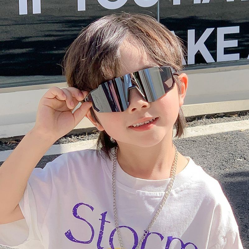 เด็กชายแว่นตาขี่จักรยานกลางแจ้งกรอบใหญ่เด็กแว่นตาจักรยานแว่นตากันลมสาวกีฬาแว่นกันแดดแว่นกันแดด