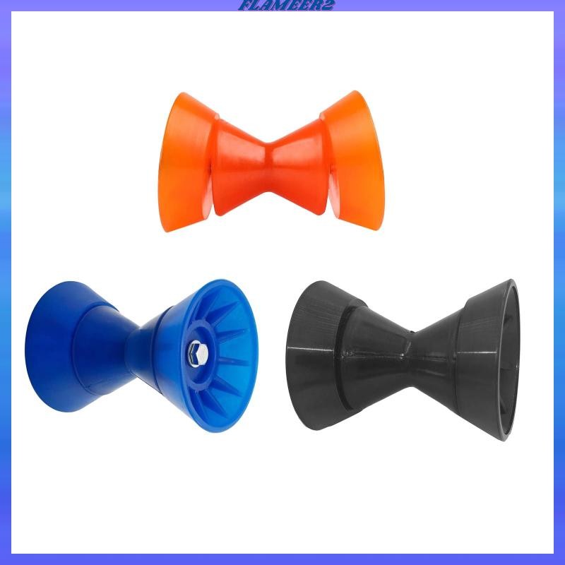 [Flameer2] Roller Marine Roller Polyurethane Boat Trailer Roller หยุดสําหรับเรือ Trailer Bracket ทนท