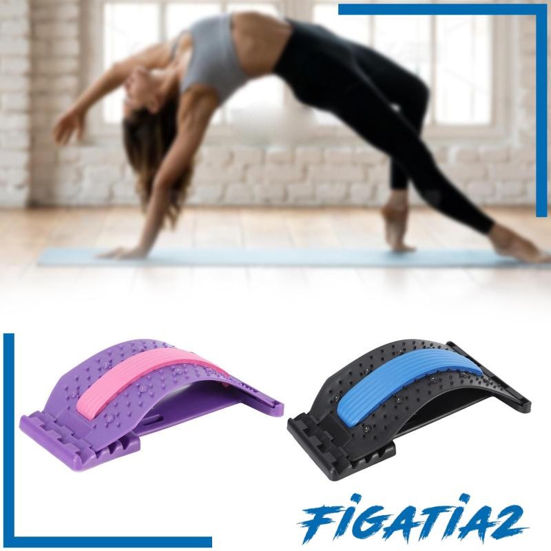 [Figatia2] Back Stretcher Back Cracker Board Ergonomic Spine Board สบายสําหรับผู้ใหญ่ Lower และ Uppe