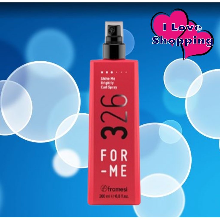 Framesi For Me 326 Shine Me Brightly Curl Spray 200 ml สเปรย์กระชับลอนผม