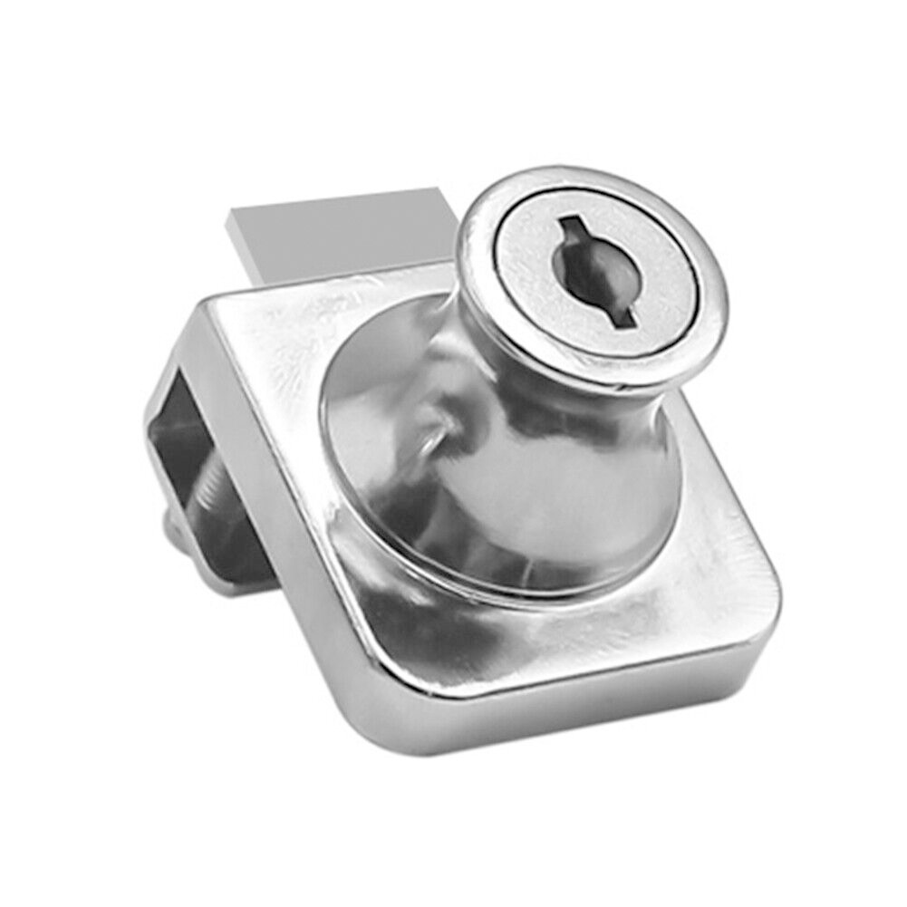 [Dolldoll] Punch Glass Cabinet Lock Showcase Single Double Display Cabinet Safety Lock