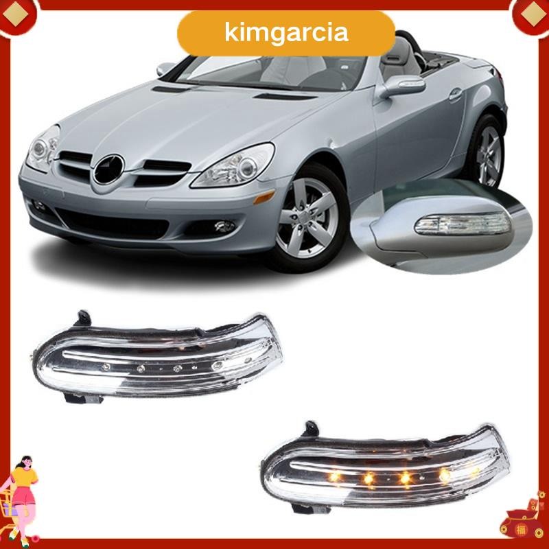 kimgarcia รถด้านข้างกระจกมองหลังโคมไฟกระพริบไฟเลี้ยวสําหรับ Class R171 W171 SL Class R230 W230