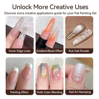 【Local】UR SUGAR Pat สีเล็บเจล 9 สี Ombre เล็บ Gradient GEL Blush Blooming เล็บวาด Stripper ภาพวาดดอกไม้