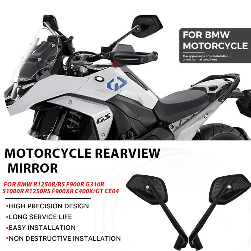 กระจกมองหลังรถจักรยานยนต์สําหรับ BMW R1250R/RS F900R G310R กระจก S1000R R1250RS F900XR C400X/GT CE04