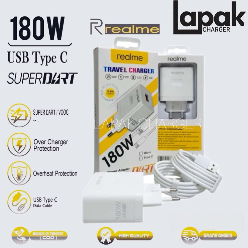 เครื่องชาร์จ Casan Realme 10 Pro Plus 11 11 Pro 12 Pro 12 Pro Plus Vooc 180 วัตต์ Type C Micro P20 เ