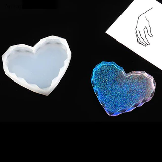 Annapink.th Crystal Coaster เรซิ่น Casg แม่พิมพ์ซิลิโคนทํา Mould Craft DIY Art Supplies EN