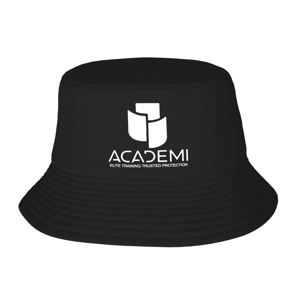 Blackwater Academi Logo Elite Training สโลแกนหมวกชาวประมงสําหรับผู้ใหญ่