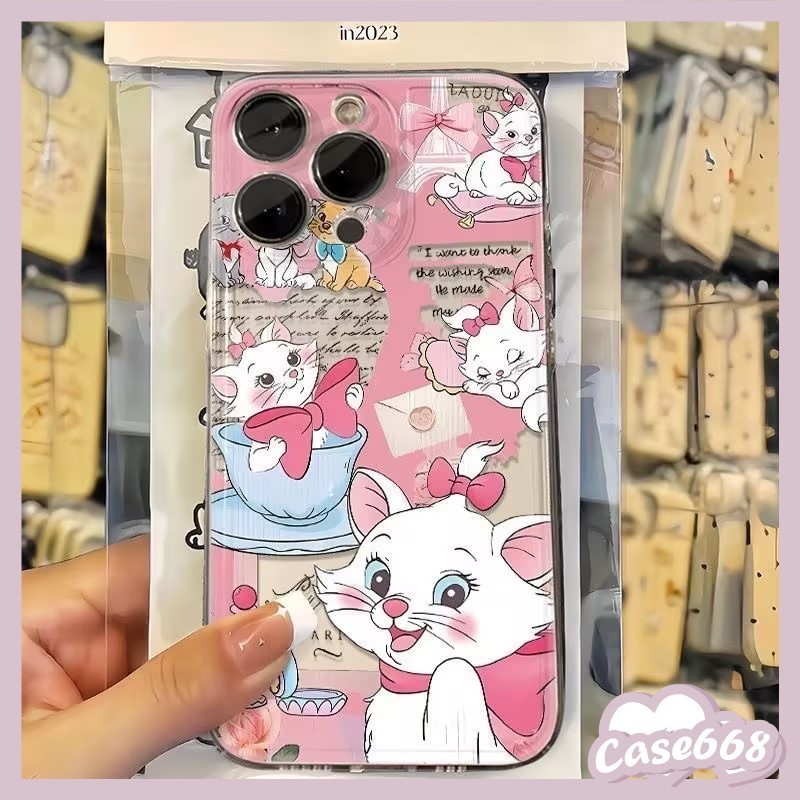 เคส Disney Marie Cat สำหรับ iPhone 15 13 14 12 Pro Max 7 8 Plus 11 Pro Max 7 8 14 15 Plus X XR XS Max SE 2020