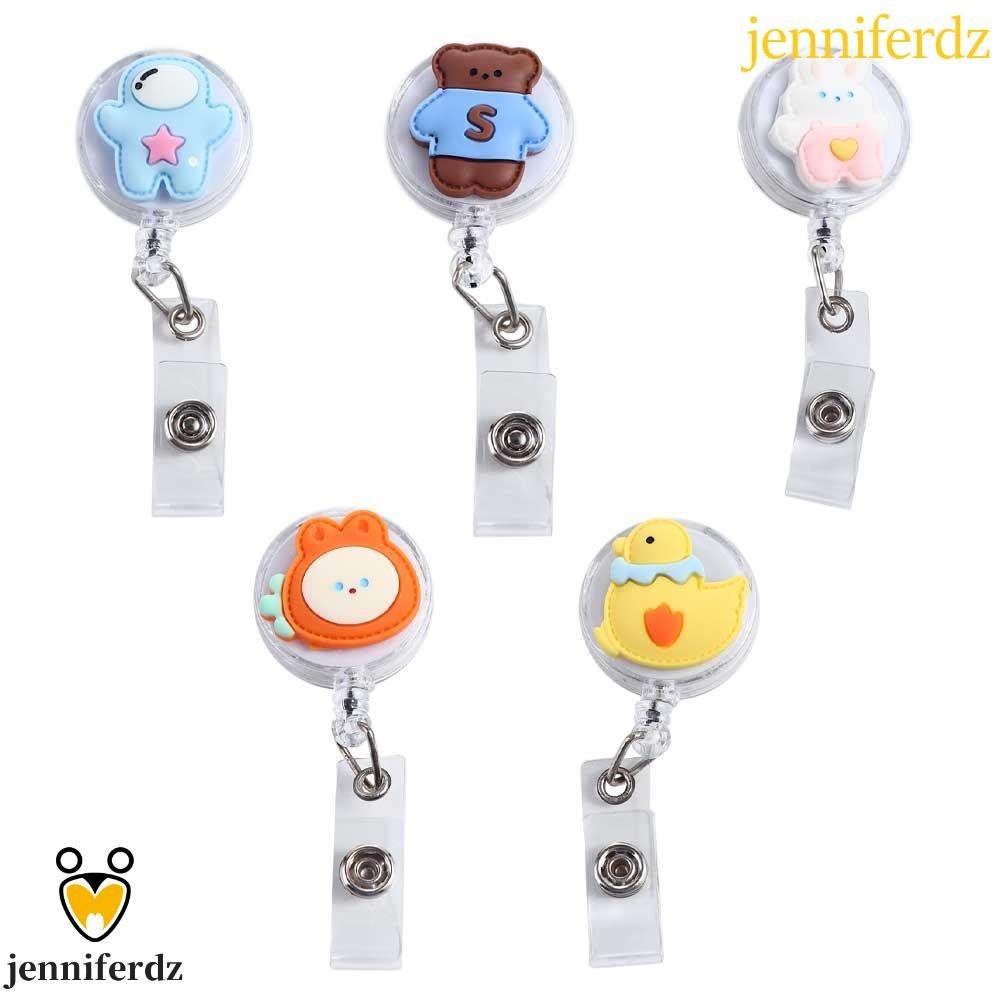 JENNIFERDZ คลิปหนีบป้ายชื่อ ลายการ์ตูน สําหรับหมอ พนักงาน สํานักงาน โรงพยาบาล