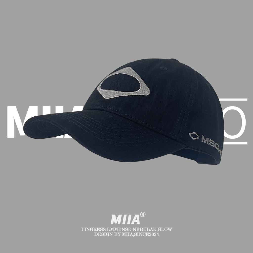 MSCHF Niche Style Retro Street Wear Diamond Label ปักเบสบอลหมวก Casual All-Match Small Face Street C