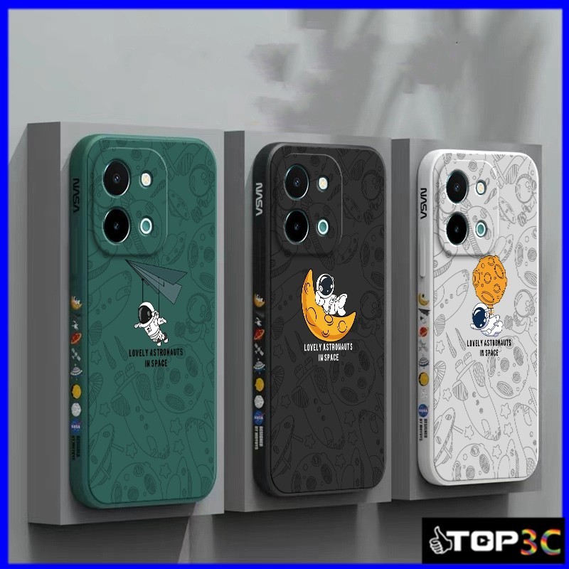 เคส Vivo Y28 4G/Y18/Y03/Y17S/Y16/Y15S/Y01/Y22/Y22S/Y02A/Y02T/Y27S เคสโทรศัพท์อวกาศ TKR