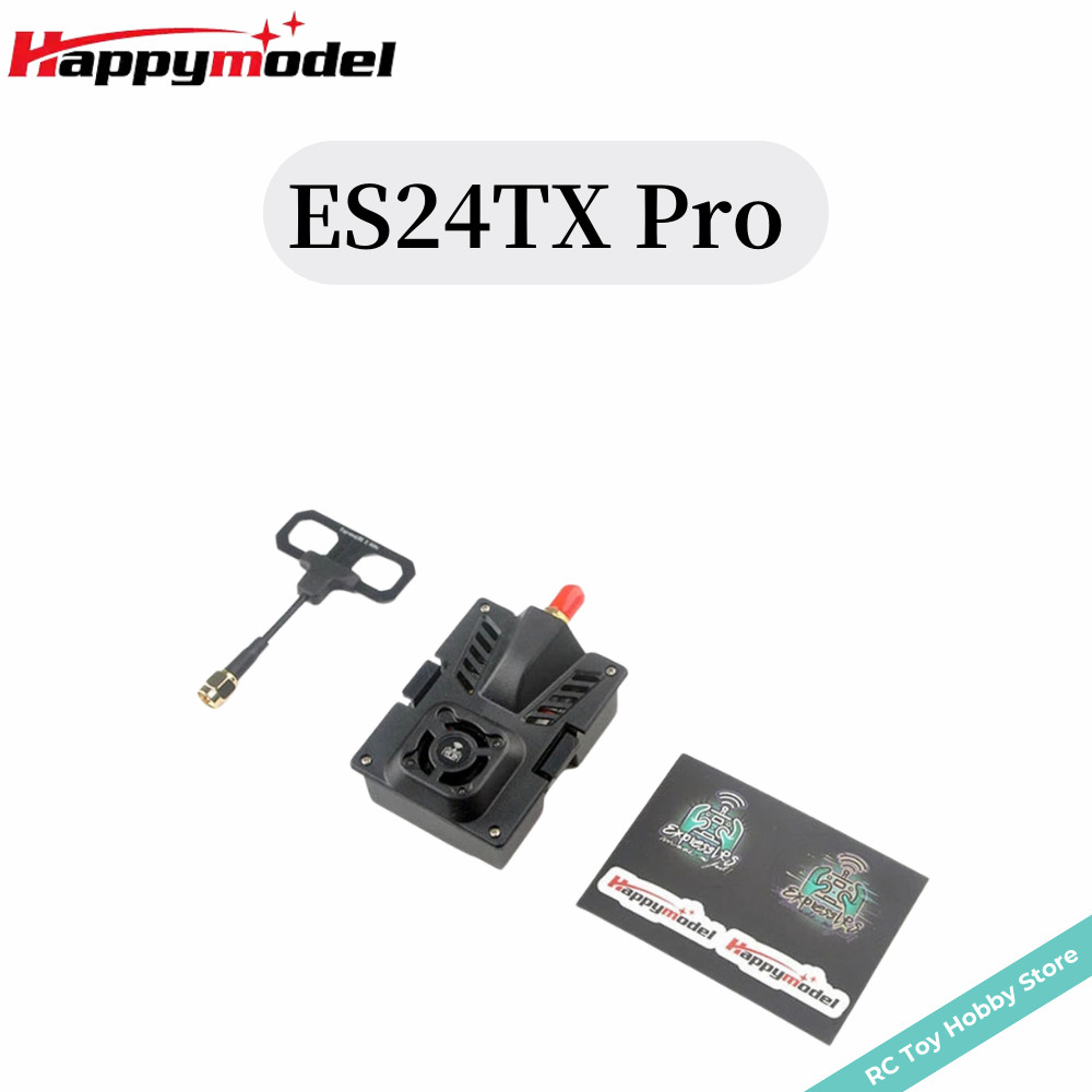Happymodel ES24TX Pro 1000mW 2.4G ExpressLRS ELRS Micro TX โมดูลพัดลมระบายความร้อน RGB LED โมดูลสําหรับ RC เครื่องบิน FPV Drone
