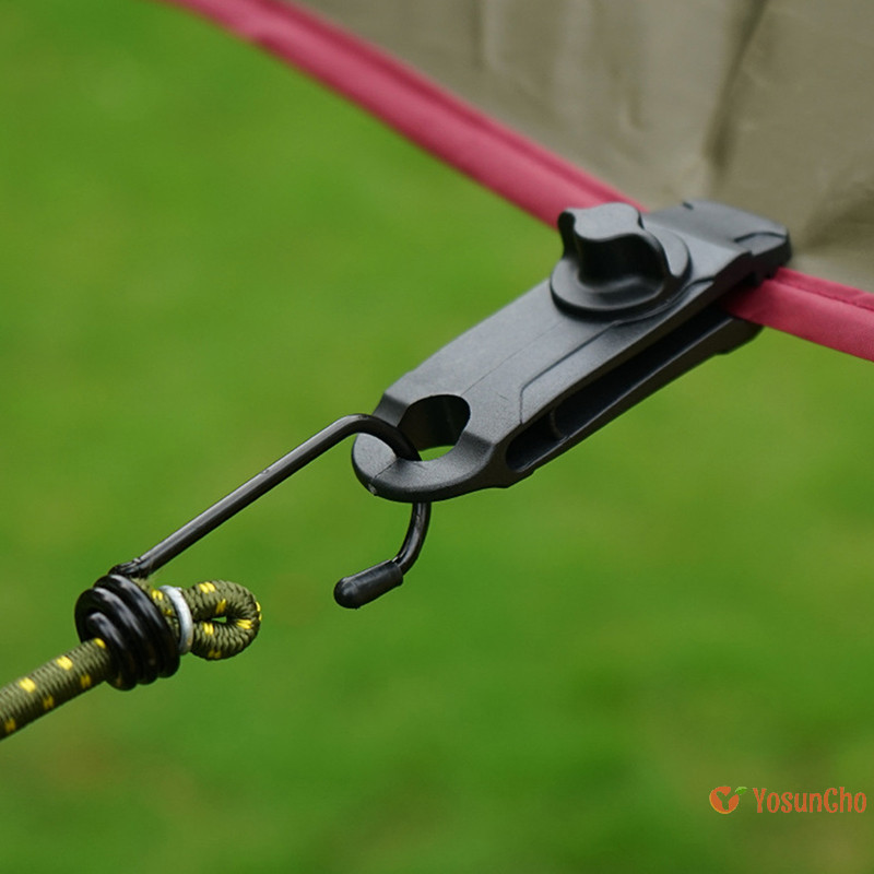 Yosuncho] เต็นท์กันสาด DIY Tarp Clamp คลิป Snap Canvas Canopy Clamp Anchor Grip Jaw Grip Trap กระชับเครื่องมืองานไม้ใหม่