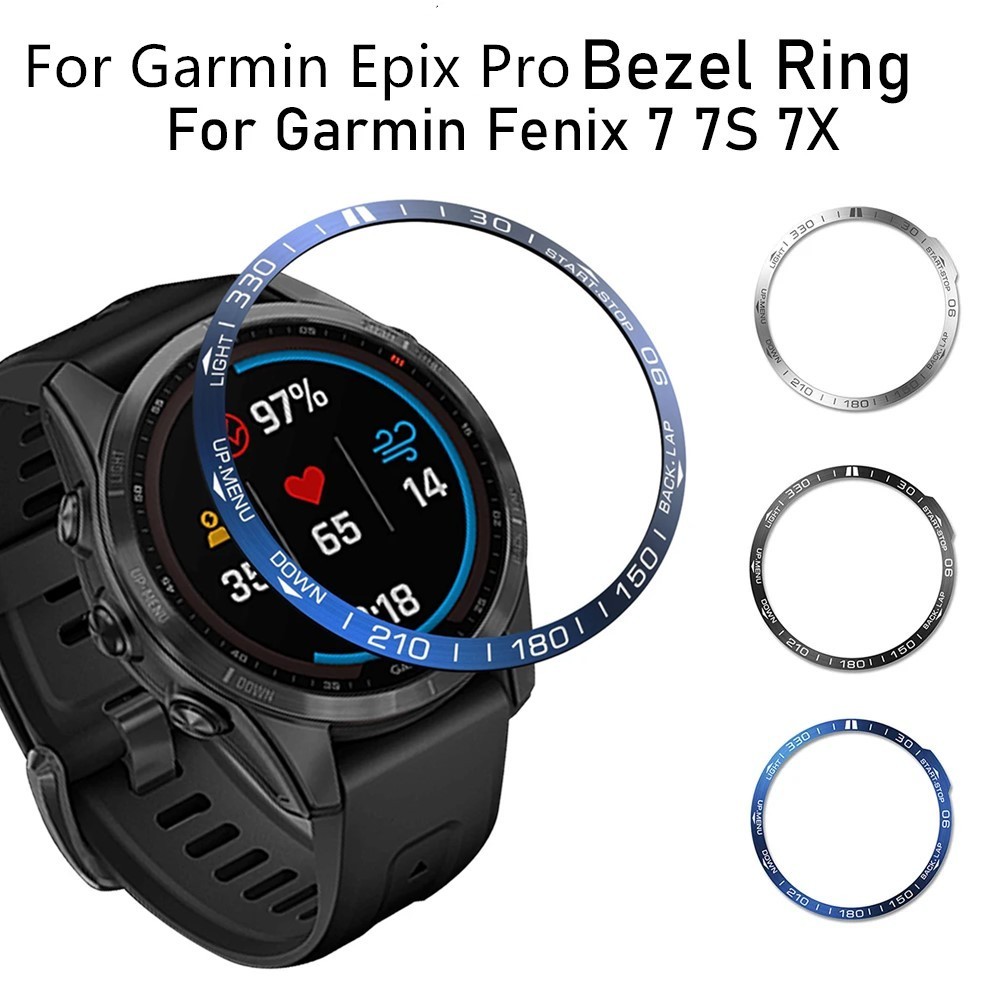 Bezel แหวนสําหรับ Garmin Epix PRO 42 มม.47 มม.51 มม./Garmin 7S PRO Fenix7 PRO Fenix 7x PRO กรอบป้องกันนาฬิกาอุปกรณ์เสริม