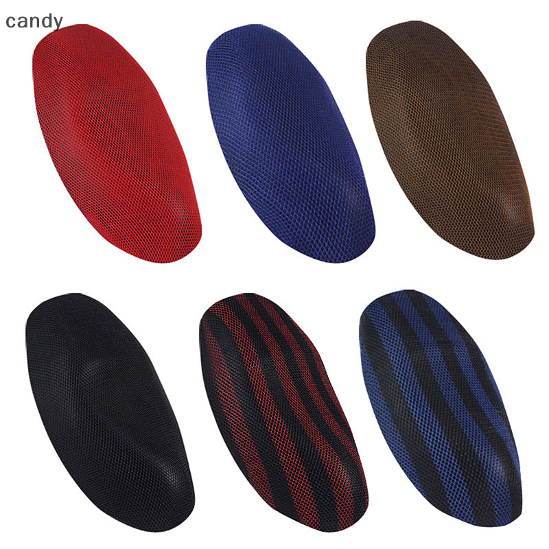 Ndy 1PC ไฟฟ้าจักรยานที่นั่งฤดูร้อน Breathable ครอบคลุมเบาะสุทธิใหม่รถจักรยานยนต์ 3D ผ้าตาข่าย Anti-skid Pad สกู๊ตเตอร์ที่นั่ง N