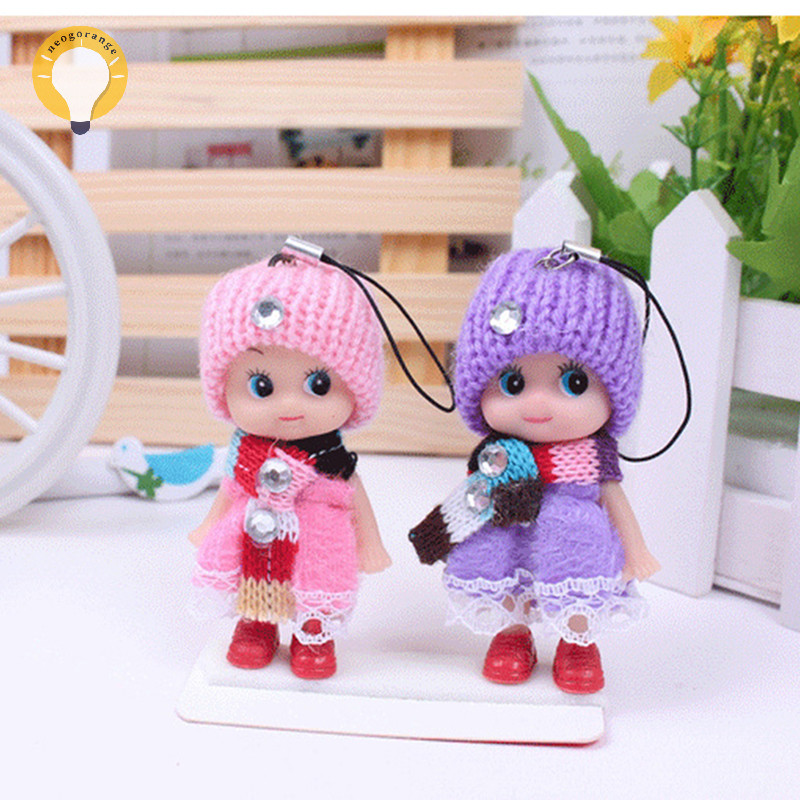 [neogrange] ตุ๊กตาตุ๊กตาพวงกุญแจของเล่นยัดไส้นุ่มพวงกุญแจมินิตุ๊กตาสัตว์พวงกุญแจ Baby TH