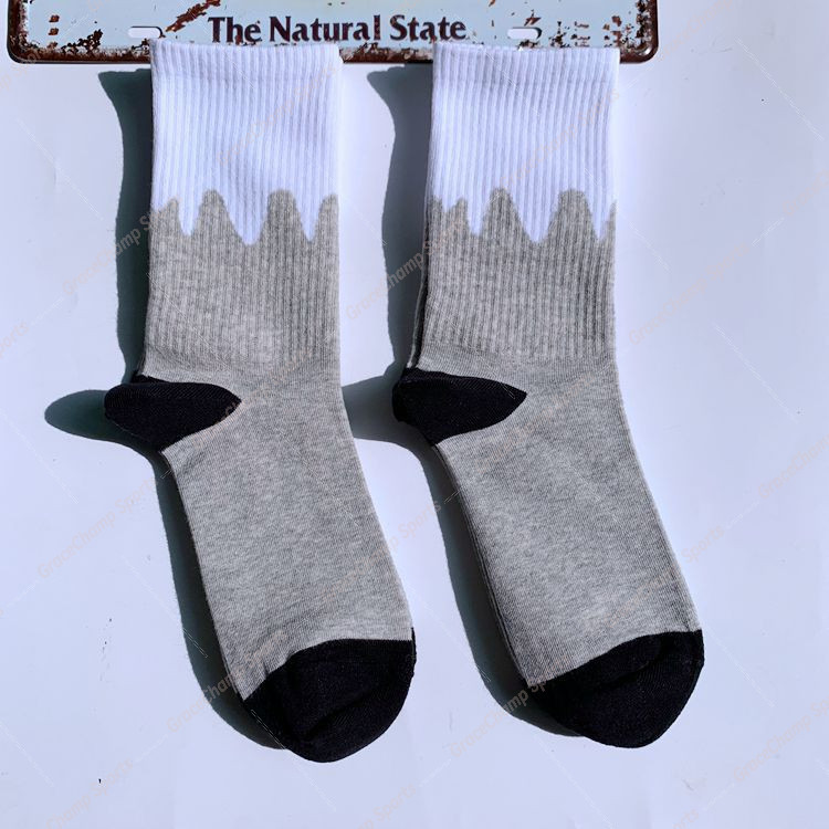 1 อากาศ ถุงเท้าธรรมดาถุงเท้าลูกเรือสําหรับผู้ชาย/ผู้หญิงแฟชั่นสเก็ตบอร์ดถุงเท้านักเรียน - รูปที่ 7