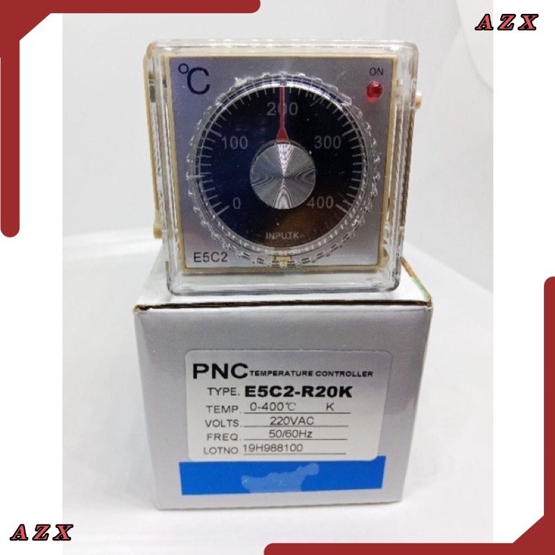 ใน กทม TEMPERATURE CONTROLLER TYPE E5C2-R20K  0-400 C. 220VAC พร้อม SOCKET
