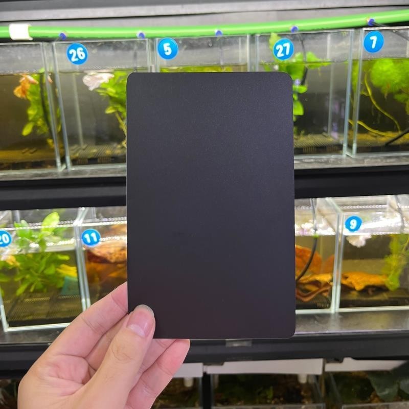 ฉากกั้นสีดํา ประเทศไทย Betta Fish Tank Baffle แผ่นพลาสติกพีวีซี Light Baffle แผ่นพาร์ทิชันแผ่นอะคริลิค Frosted