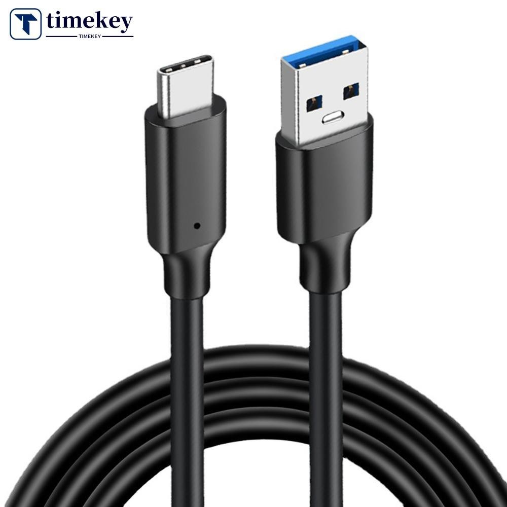 Timekey 1 PC USB3.2 To Type-C Data Cable 10Gbps High-Speed Wire Gen2 Hard Disk Data Cable 3A QC 3.0 Fast Charging A9M3
