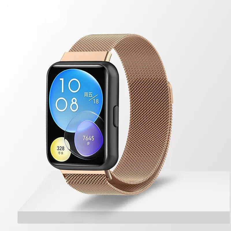 เหมาะสําหรับ Huawei WATCH FIT2 สายรัดสามสแตนเลส fit3 โลหะสแตนเลส WATCH FIT สายรัดทดแทน