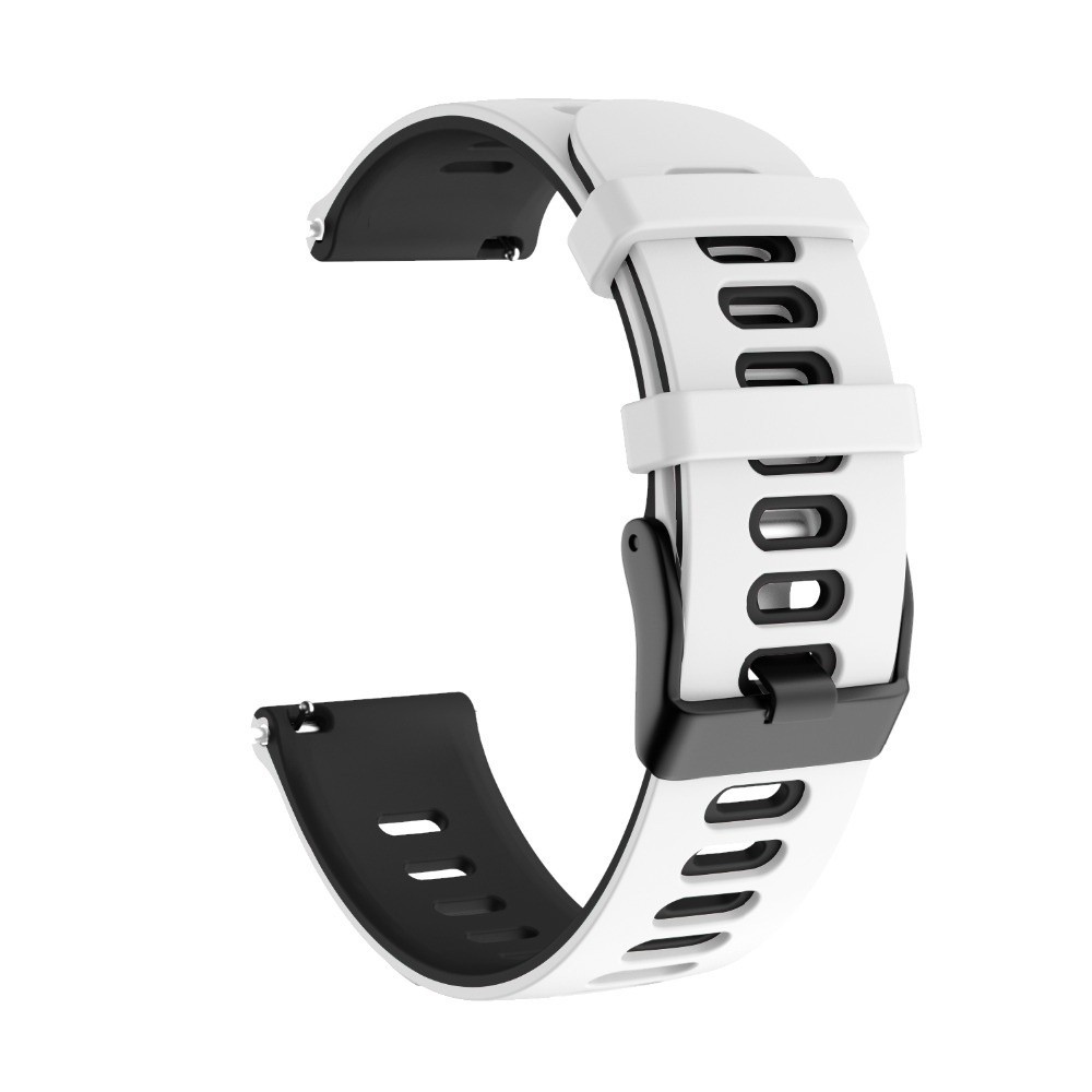 สายซิลิโคน 20 มม.22 มม.สําหรับ Garmin Venu3 Venu2 /Vivoactive 3 4 5 /vivomove3 HR/Venu 2 3 สองสี WatchBand ระบายอากาศสีนุ่มการจับคู่