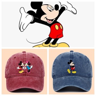ดิสนีย์มิกกี้เมาส์ หมวกเบสบอลผ้าฝ้ายแท้แฟชั่นสําหรับเด็กชายแ…
