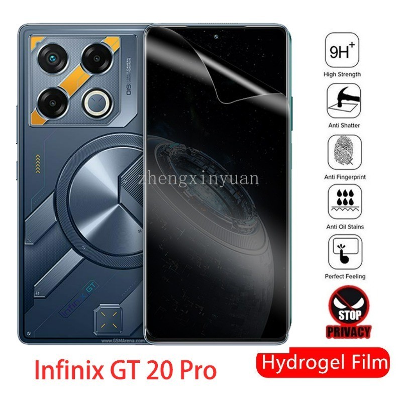 ฟิล์มไฮโดรเจลความเป็นส่วนตัวสําหรับInfinix GT 30 20 Pro GT30Pro 2024 GT30 GT20 GT20Pro 4G 5G Anti Pe