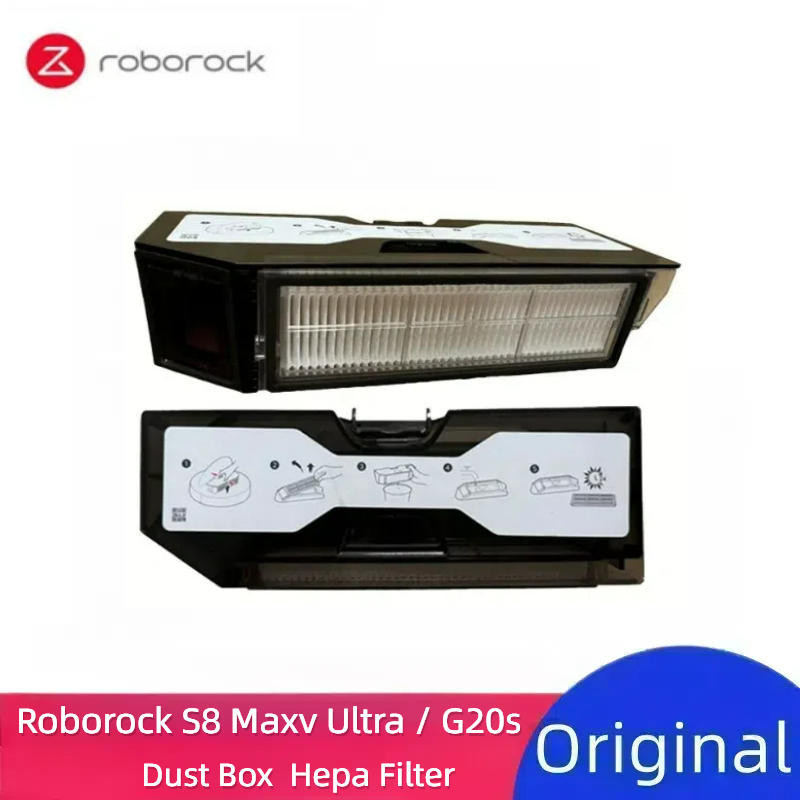 Original Roborock S8 MaxV Ultra G20s อุปกรณ์เสริมกล่องฝุ่นกรองอะไหล่