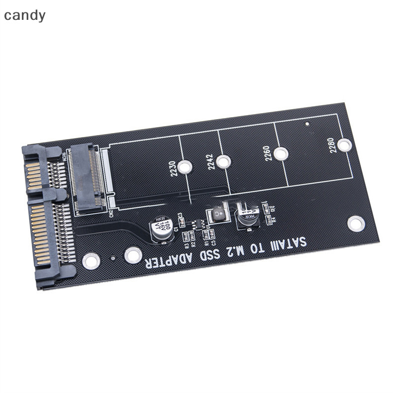 Ndy M.2 NGFF ถึง SATA 3 3.0 อะแดปเตอร์การ์ด SSD แปลง B & M Key Protocol Solid State Disk ไดรฟ์ 2230 