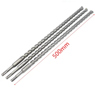 8-22 มม.X 500-800 มม.คอนกรีตยาว SDS Plus Bit Cross หัวตัดคู่ auger ค้อนผนังอิฐบล็อกค้อนไฟฟ้าอิฐบิตก่ออิฐ