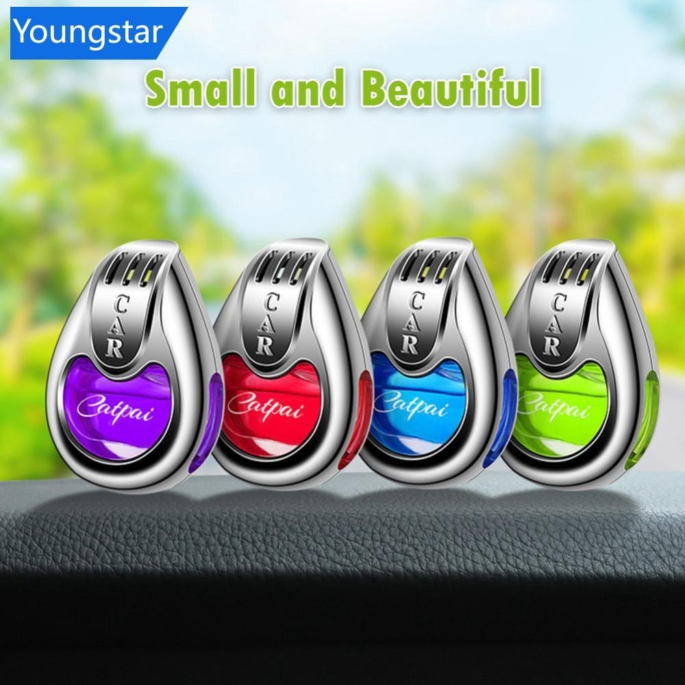 Ys Car Outlet Vent คลิปน้ําหอม Car Air Freshener Diffuser กลิ่นหอมยาวนาน Conditioning Aromatherapy อ