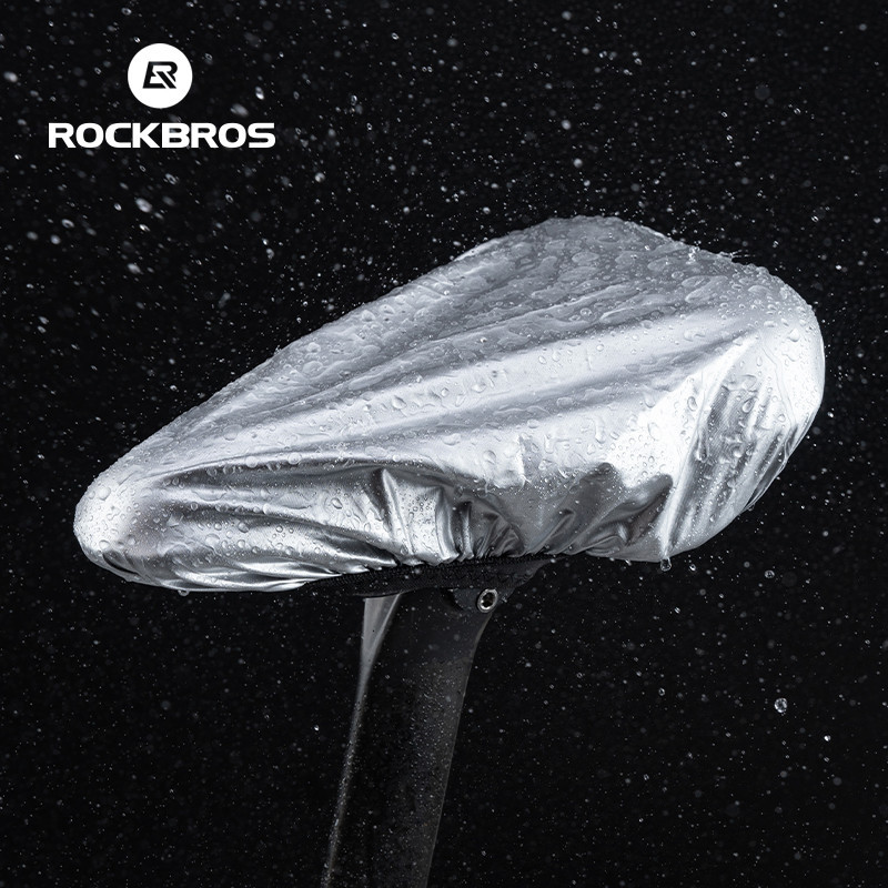 ROCKBROS เบาะจักรยานปกฝนจักรยานถนน จักรยานเสือภูเขา เบาะรองนั่งกันฝนน้ําหนักเบาที่นั่งปกกันน้ําอุปกรณ์ — صورة 5