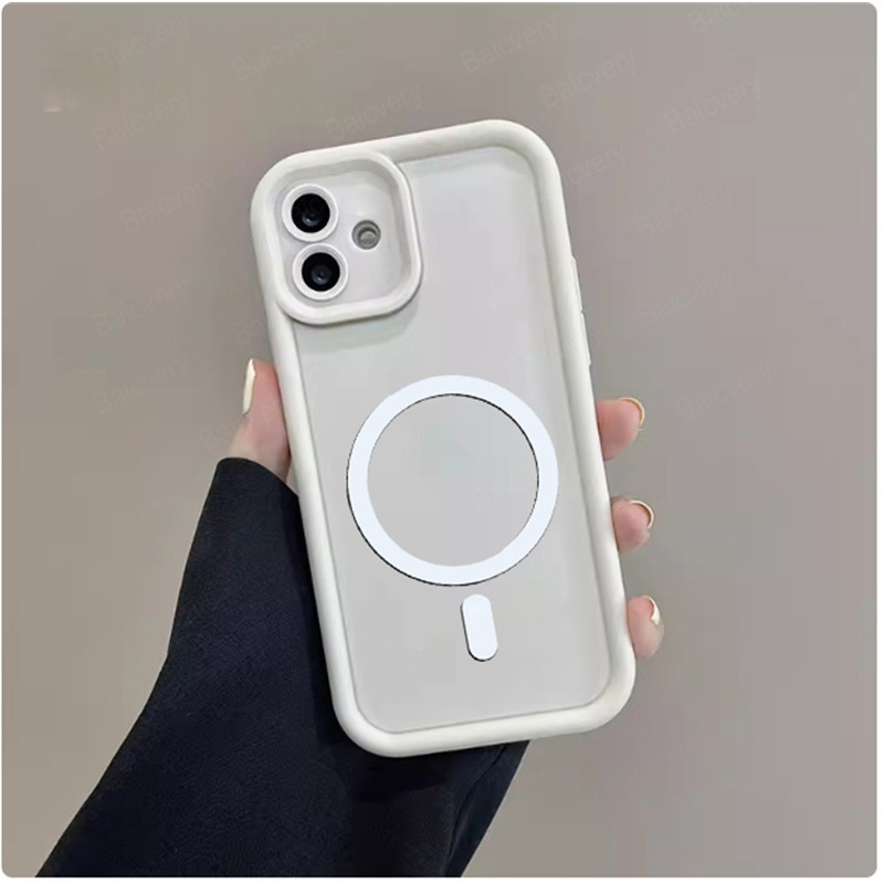เคสโทรศัพท์ Samsung Galaxy A06 กล้องป้องกันเคสโทรศัพท์ TPU แบบนุ่มพร้อมสติกเกอร์แม่เหล็ก