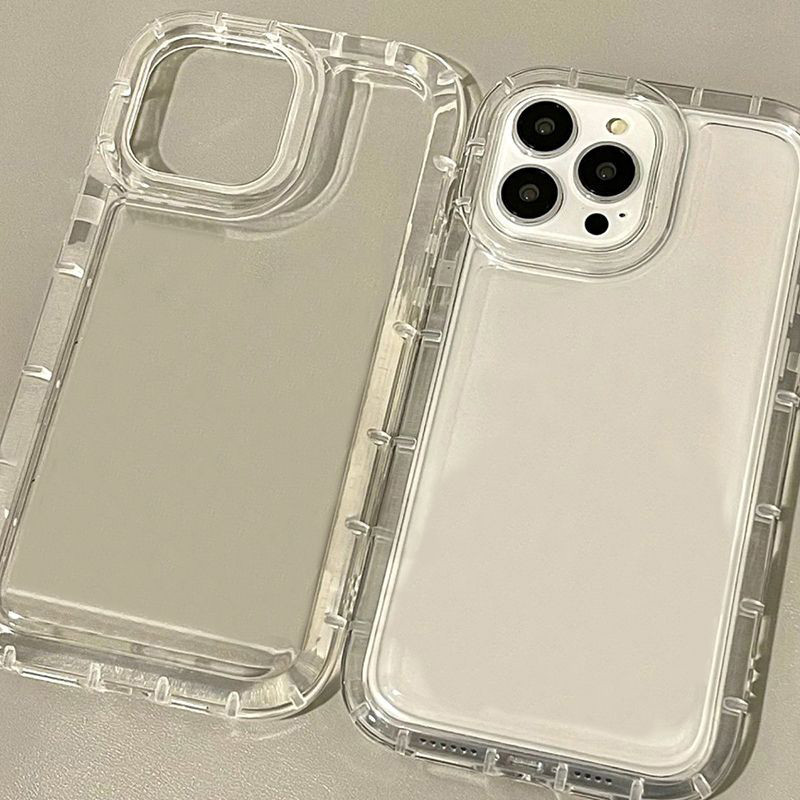 TPU โปร่งใสเคสโทรศัพท์ for iPhone 17 16 15 14 13 12 11 Pro Max X XR XS Max SE 17Air 2020 2022 7 8 6 Plus 14Pro 13Pro