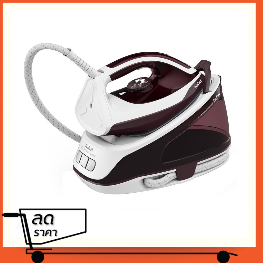 ลูกค้าช้อปง่าย เตารีดแรงดันไอน้ำ รุ่น SV6120 กำลัง 2,400 วัตต์ สีแดง