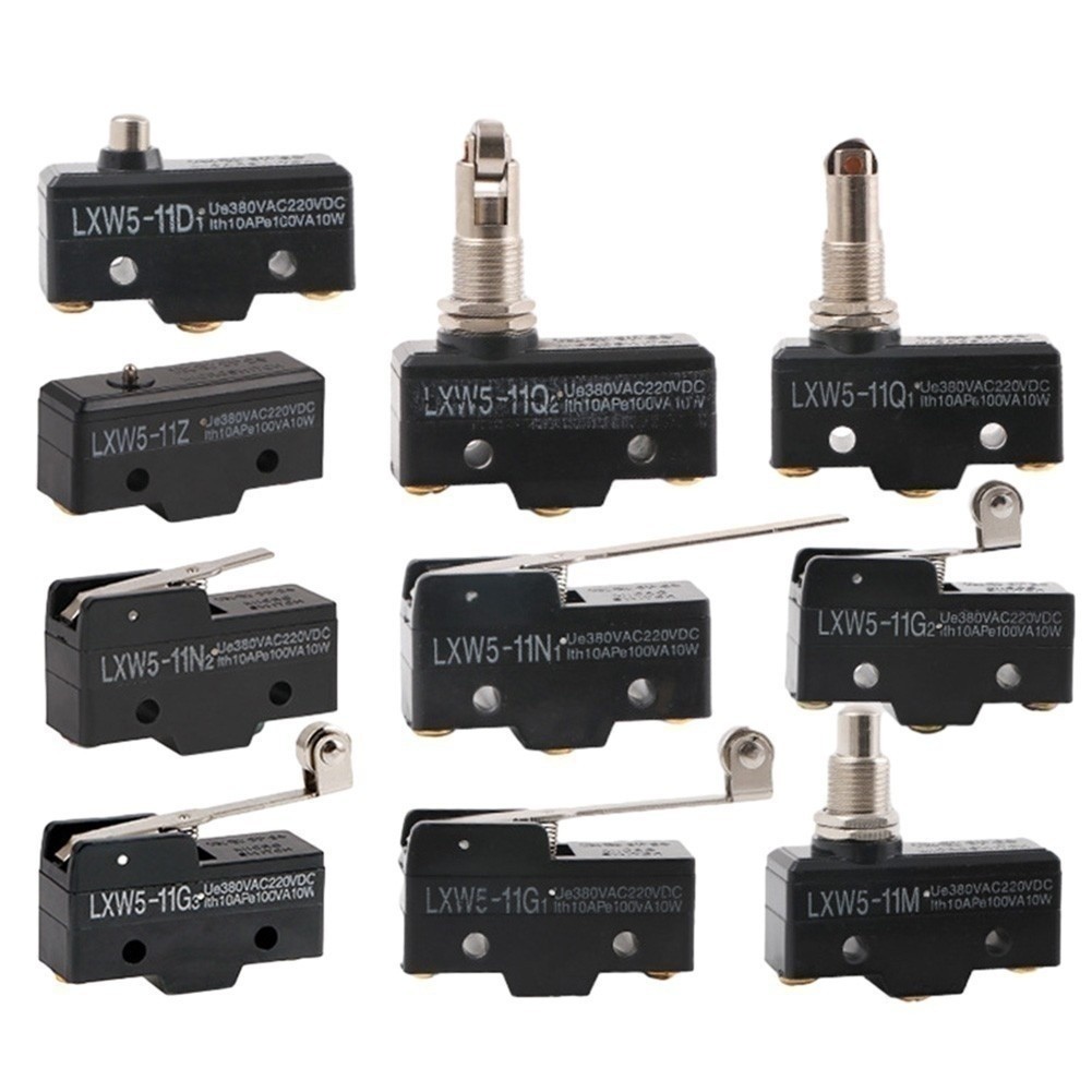 การควบคุมอุตสาหกรรม Push Plunger Limit Switch LXW5 11M AC 380V DC 220V 10A