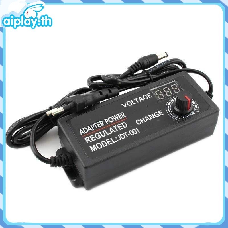 อะแดปเตอร์ ปรับโวลท์ได้ 3V-12V / 9V-24V อแดปเตอร์ชาร์จ อะแดปเตอร์ปรับพลังงาน พร้อมหน้าจอแสดงผล AC/DC Adapter