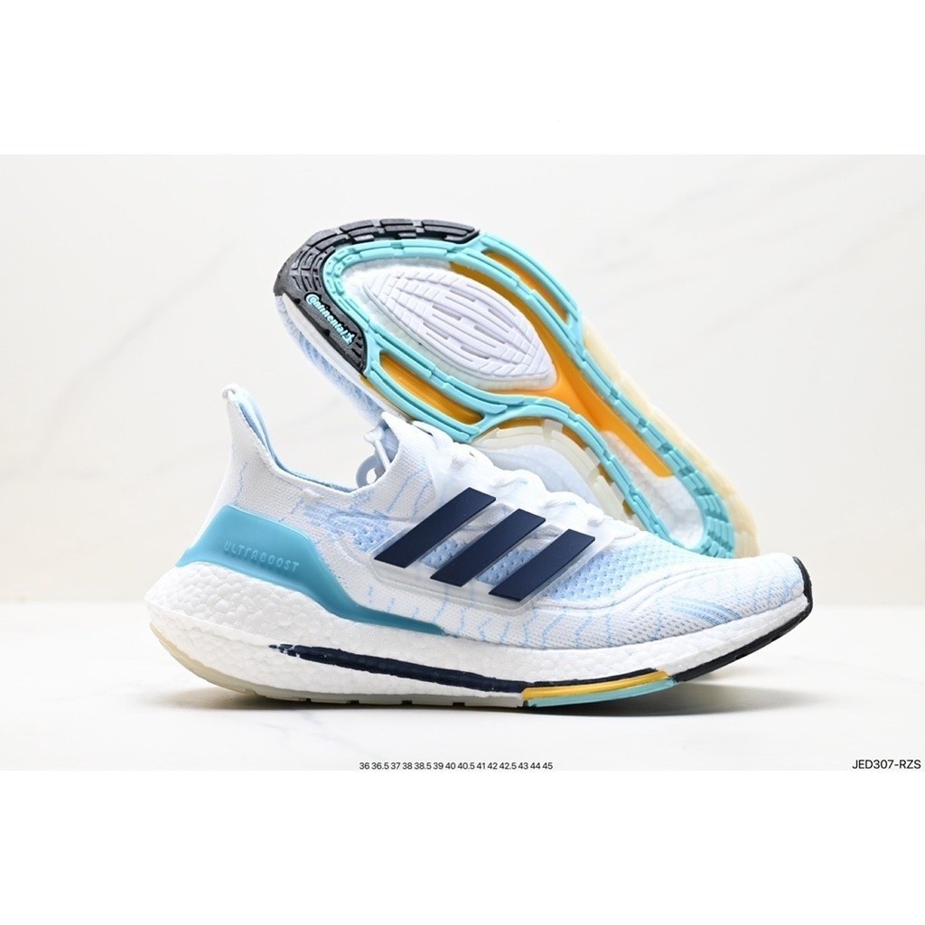 100% ของแท้ Adidas UltraBOOST DNA ub21รองเท้าผ้าใบผู้ชาย shock absorption Running Sport Shoes