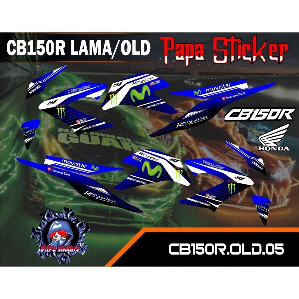 Striping CB150R / CB 150 R เก่า / เก่า 2015 สติ๊กเกอร์ Variations Scotlite สติ๊กเกอร์ Skotlet มอเตอร