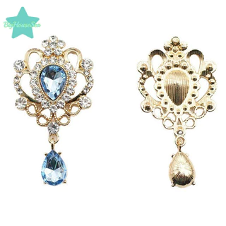 [BigHouseSea] 32*60 มม.สําหรับทํางาน Rhinestone ปุ่มผม Manualidades อุปกรณ์เสริม Diy แบนกลับเข็มกลัดเครื่องประดับอุปกรณ์เสริมใหม่