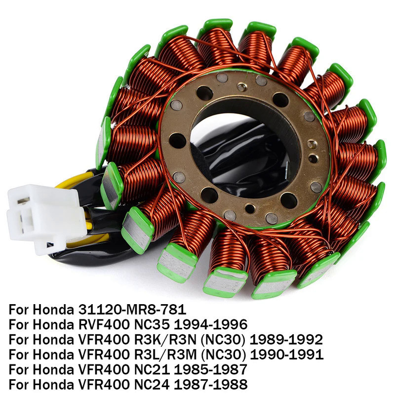 OM Motorcycle Stator Coil for Honda RVF400 RVF 400 NC35 VFR400 R3K/R3N/R3L/R3M VFR 400 NC21 NC24 NC3