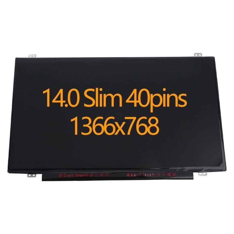 เปลี่ยนใหม่ 14.0 led slim 40pin แล็ปท็อปหน้าจอ LCD สําหรับ Asus ul80v s405cb u43sd s400c x401a x453 