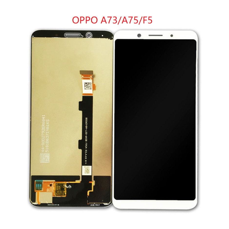 หน้าจอ OPPO F5 จอพร้อมทัชสกรีน จอ+ทัช lcd display for A73 A75 white and black Touch ขาว สีดำ