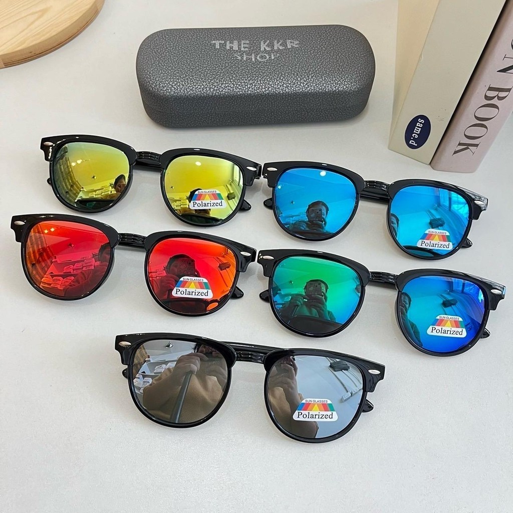 Sunglasses Polazed แว่นกันแดด โพลาไลซ์ KD8823 เลนส์สีปรอท ใส่ได้ทุกโอกาส