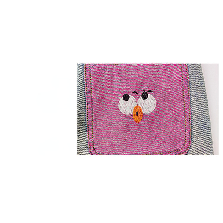 【YAOEENH】100-160 ซม.กางเกงยีนส์เด็กผู้หญิงกลางเด็กใหญ่สไตล์ตะวันตกหลวมตรงเรียบง่ายทุกการแข่งขัน Duzui กางเกงแครอทด้านล่างสีสันสดใสพร้อม