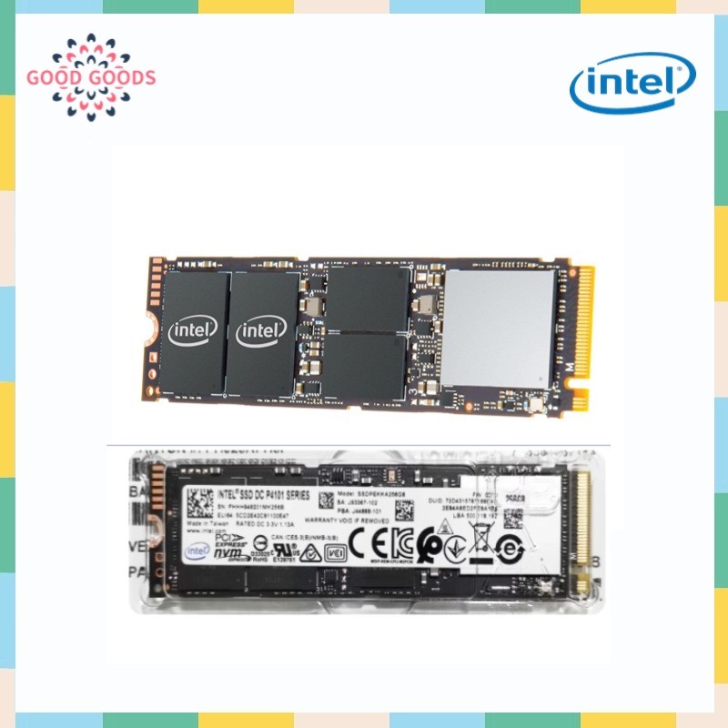 Intel DC P4101 M.2 2280 256GB PCIe3.1 x4(NVMe)64-Layer 3D TLC NAND Enterprise Solid State Drive SSDP