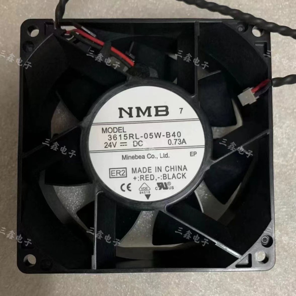 NMB 3615RL-05W-B40 24V 0.73 A 9038 Schneider Inverter พัดลมระบายความร้อน